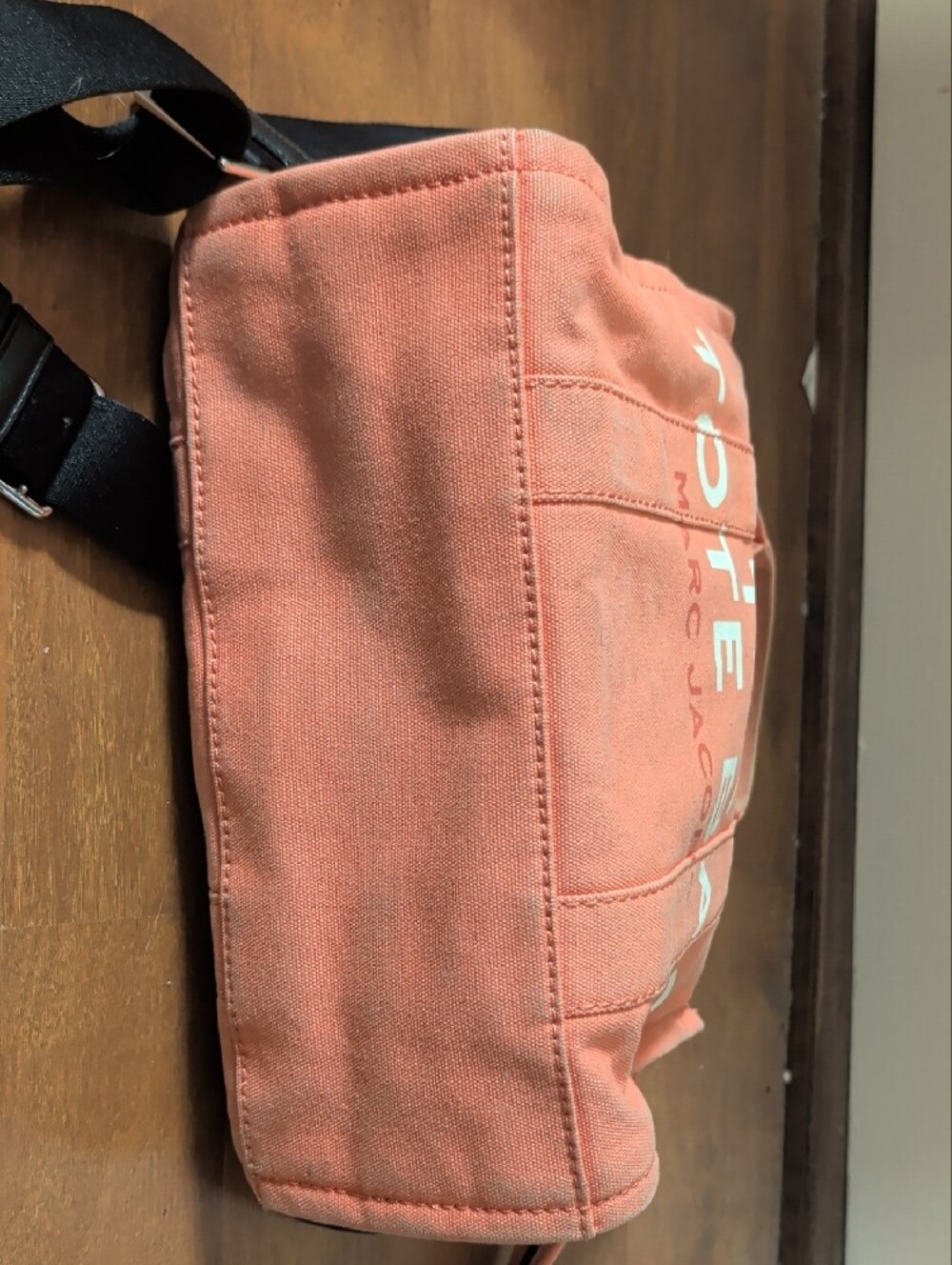 Marc Jacobs Coral Canvas The Tote Bag - Picture 4 of 6